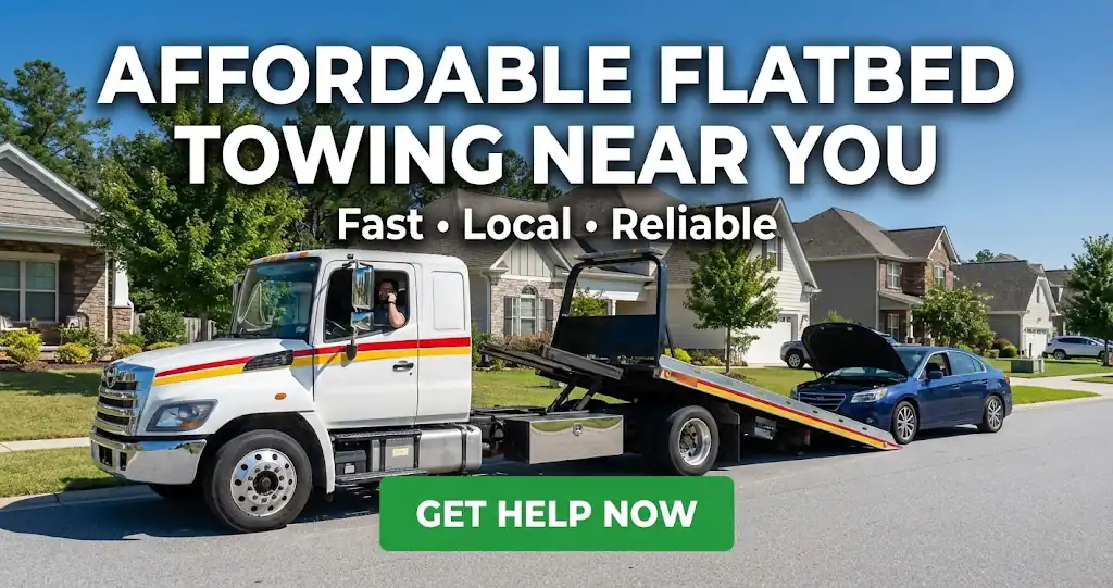 flatbed tow truck — professional service guide